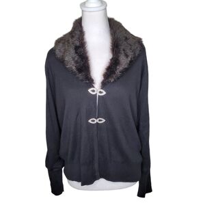 Storybook Knits Women's Silk & Wool Cardigan Sweater 50s Beautiful Sz 1X